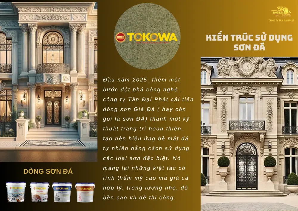 KIẾN TRÚC SỬ DỤNG SƠN ĐÁ